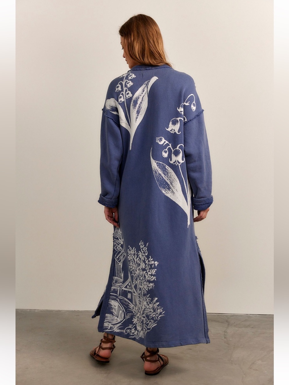 Free People Dutch Maxi Cardi- oversized